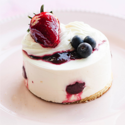 Individual Berry Cheesecake